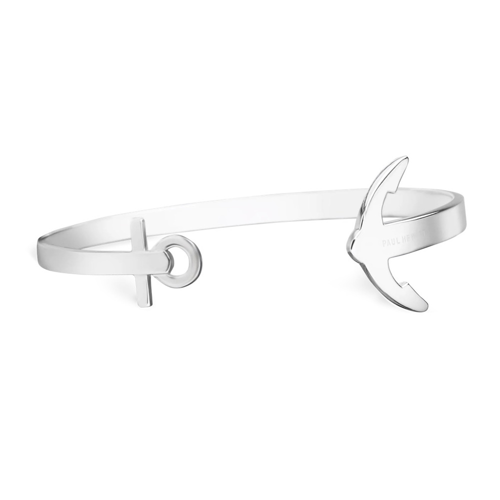 Paul Hewitt Silver Anchor Bangle